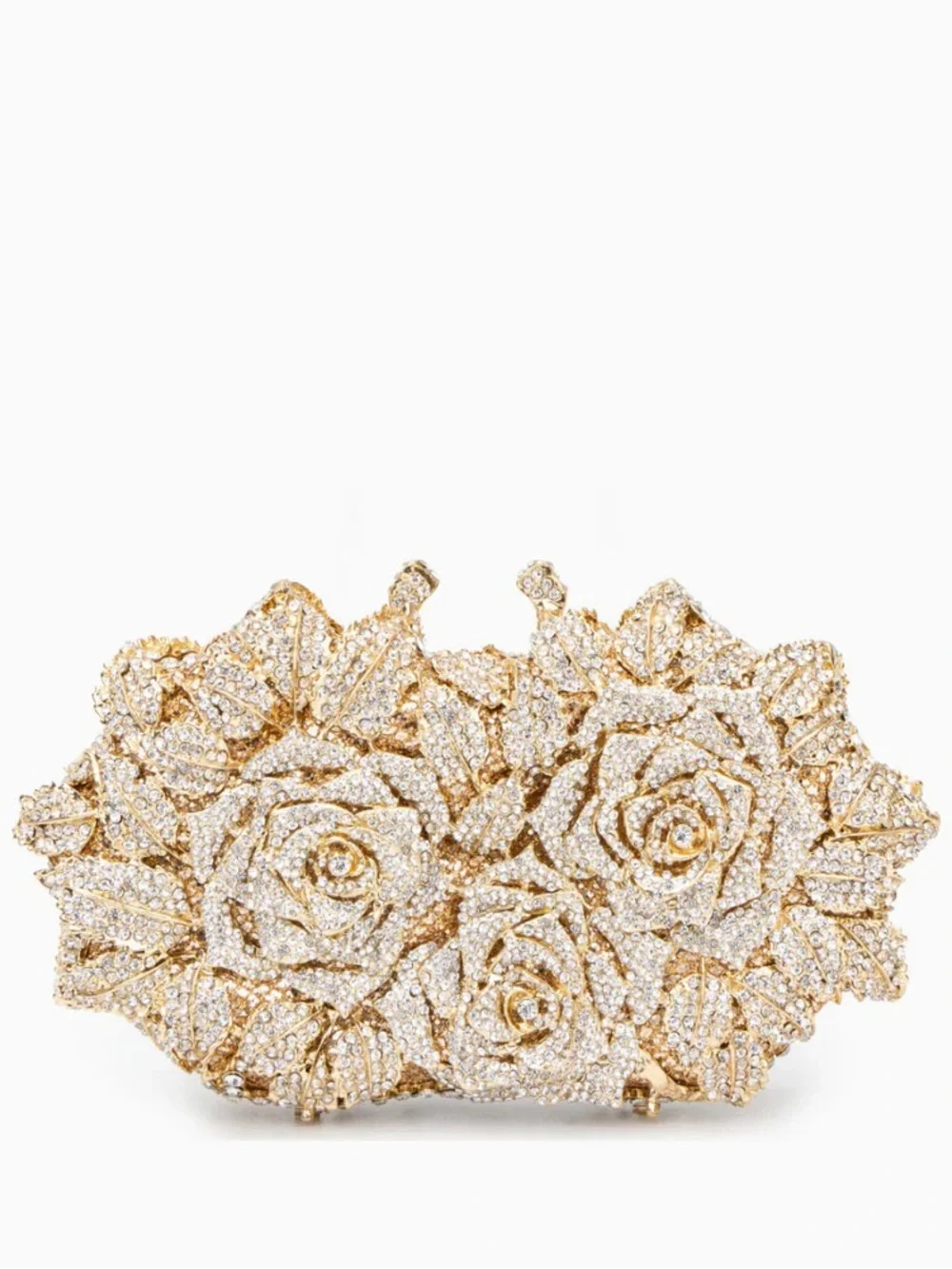 Verano Hill Cecilia Rose Clutch Bag Purse Gold